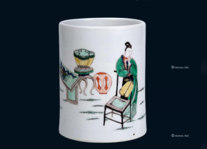 一、拍卖现场燃爆：50 分钟的 “笔筒争夺战”​